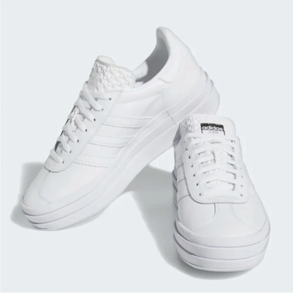 adidas Gazelle Bold Triple White - Picture 3 of 10